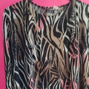 Stylish Women's  Print Two Piece Top